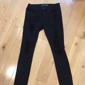 Express Skinny Ripped Jeggings
